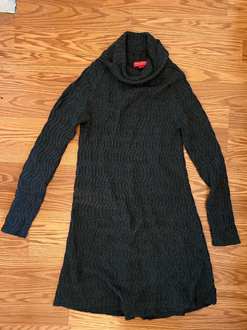 Krimson Klover - Cowl Neck Long Sleeve Sweater Dress. 100% wool. Size M.